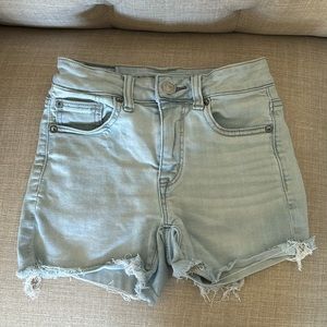 American Eagle Light Denim Jean Shorts Size 00